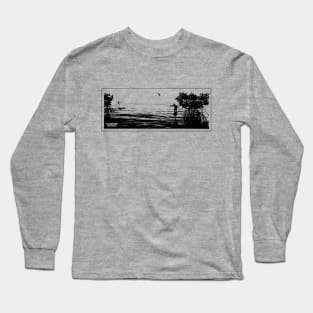 "Battle in the Mangroves" by Chasing Scale Long Sleeve T-Shirt